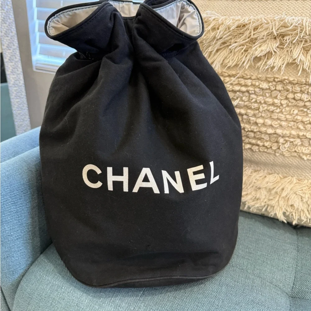 CHANEL Drawstring Backpack - Picture 1 of 9